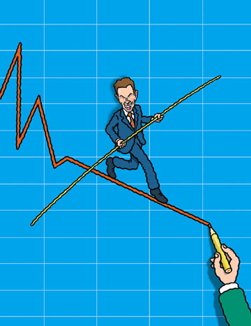 Le bilan en baisse